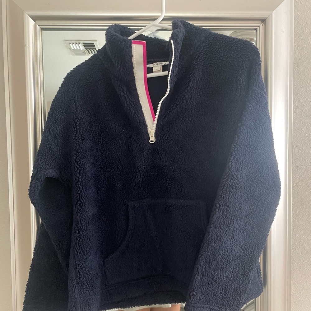 J. Crew Sherpa Quarter Zip
